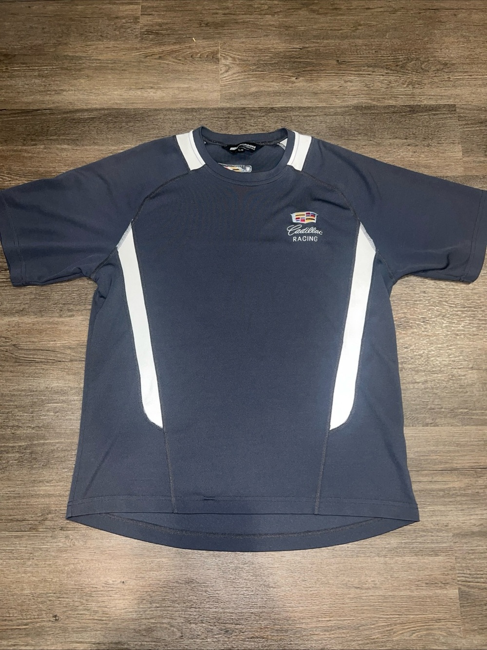 Men's Cadillac Racing Navy Short-Sleeve Performance Jersey shirt